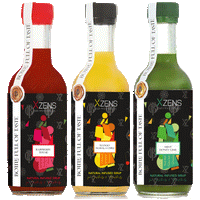 Xzens X³-TASTE (3-Pack) SUMMER LOVE | natural infused premium sirup | Bar Mix Essenz