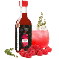 Xzens RASPBERRY / THYME | natural infused premium sirup | Bar Mix Essenz