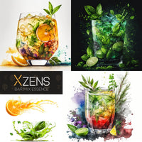 Xzens RASPBERRY / THYME | natural infused premium sirup | Bar Mix Essenz